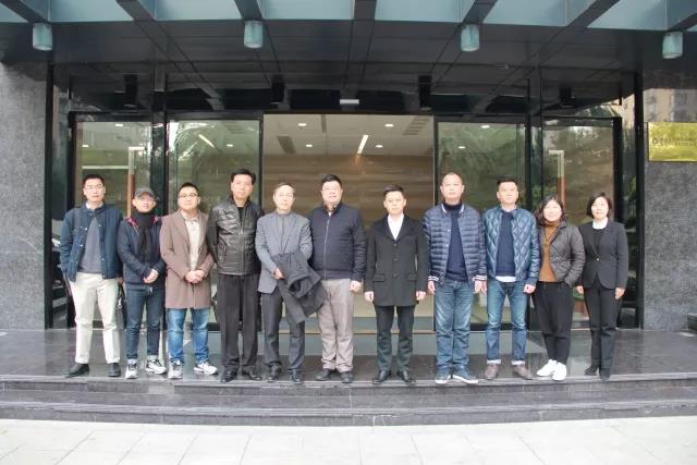 集團公司黨委書記總經(jīng)理虞岳明赴山水集團洽談合作