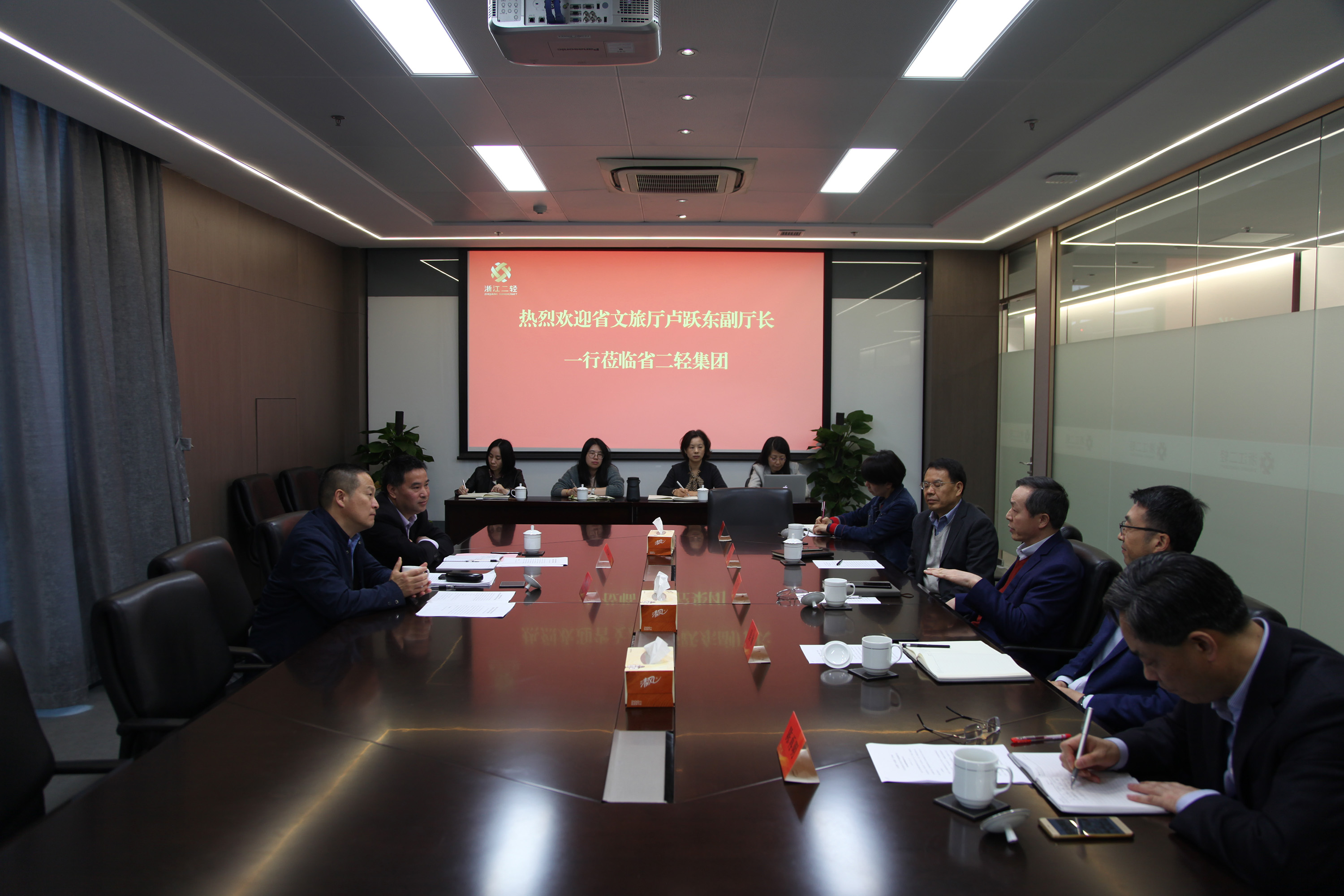 省文旅廳副廳長盧躍東一行到集團調(diào)研